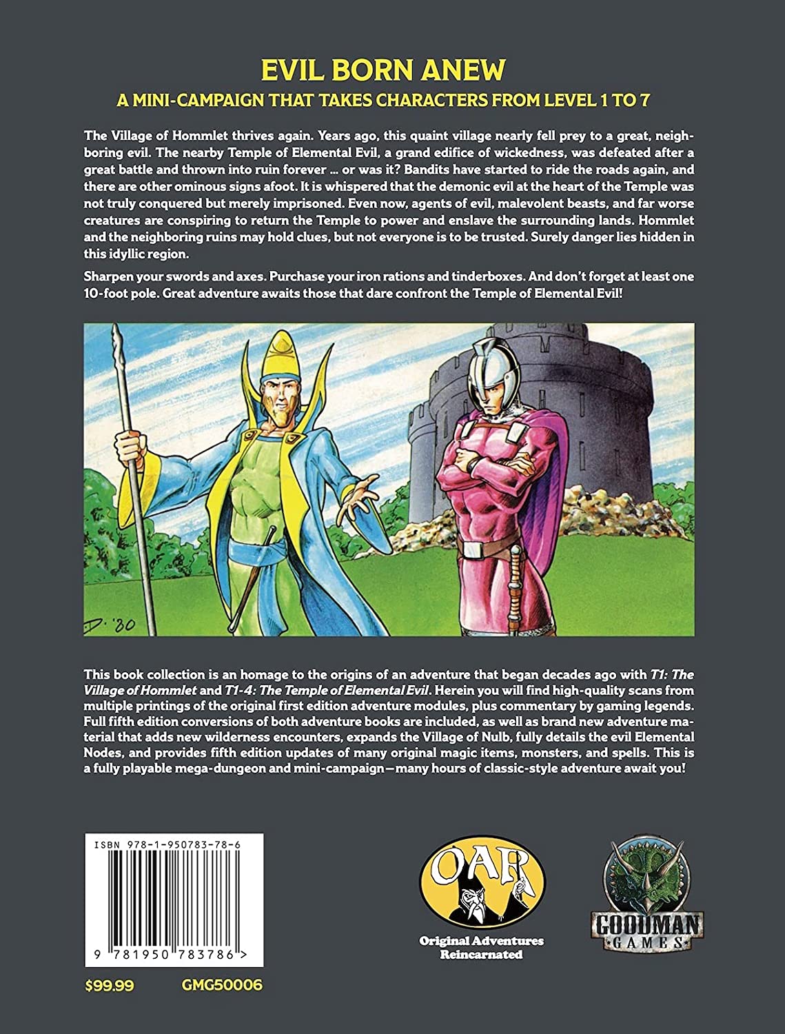 Dungeons and Dragons : Original Adventures Reincarnated #6 - The Temple of Elemental Evil Supplement